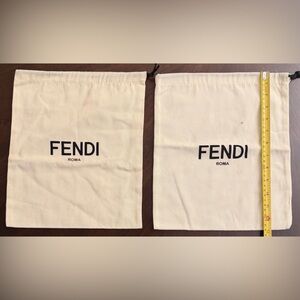 Fendi Beige set of two Dustbags